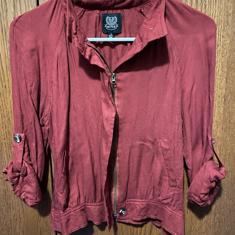 Burnt orange jacket